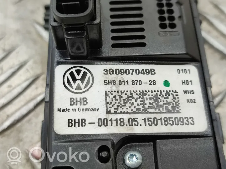Volkswagen PASSAT B8 Unité de contrôle climatique 3G0907049B