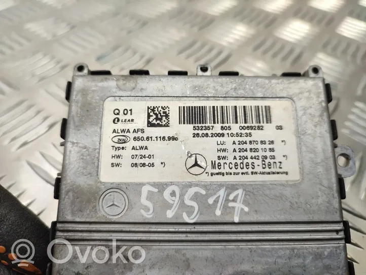 Mercedes-Benz GLK (X204) Element lampy przedniej A2048708326