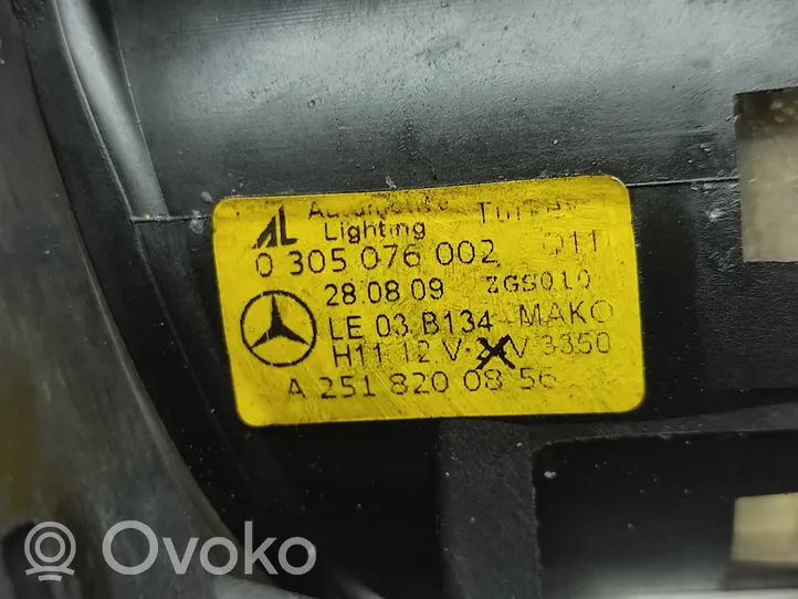 Mercedes-Benz GLK (X204) Światło przeciwmgłowe przednie A2048853823