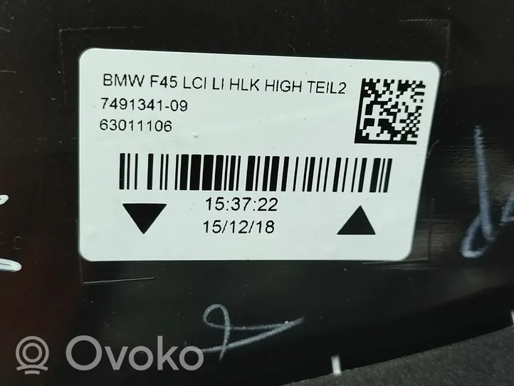 BMW 2 F45 Lampy tylnej klapy bagażnika 749134109