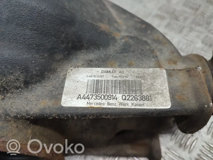 Mercedes-Benz Vito Viano W447 Takatasauspyörästö A4473500914