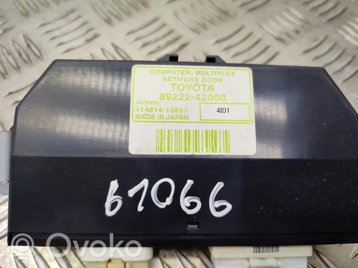 Toyota RAV 4 (XA40) Oven ohjainlaite/moduuli 8922242060