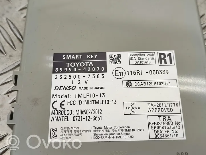 Toyota RAV 4 (XA40) Komputer / Sterownik ECU i komplet kluczy 8865042550