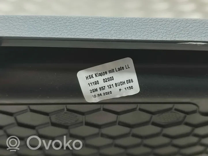 Volkswagen T-Cross Hansikaslokeron kannen suoja 2GM857121