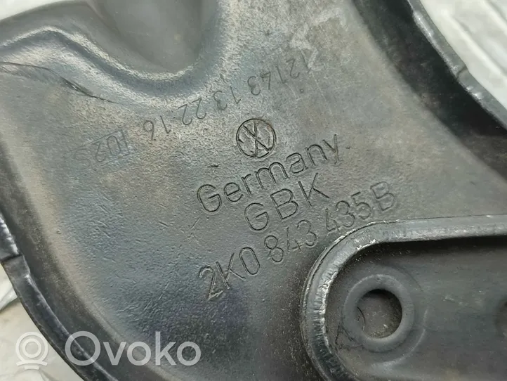 Volkswagen Caddy Prowadnica rolkowa drzwi bocznych / przesuwanych / Zawias górny 2K0843435B