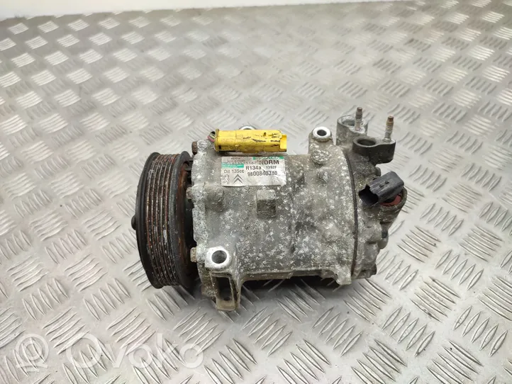 Citroen C5 Air conditioning (A/C) compressor (pump) 9800840380