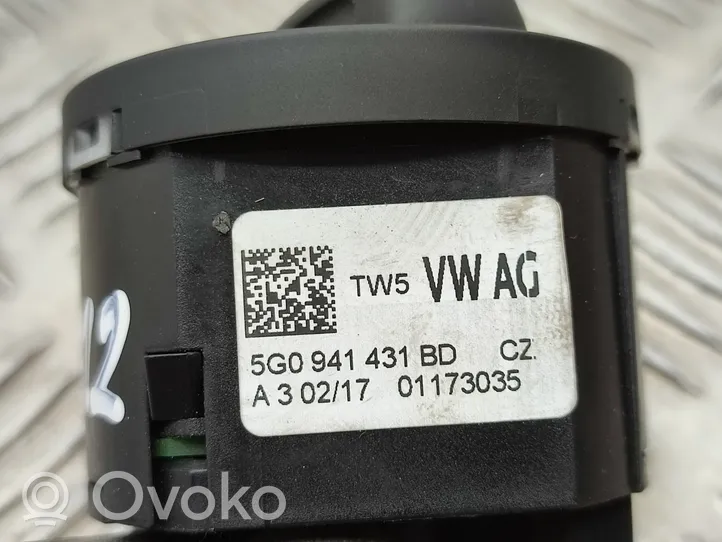 Volkswagen Golf Sportsvan Light switch 5G0941431BD