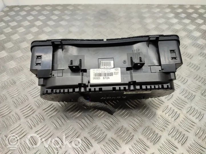 Volkswagen Tiguan Tachimetro (quadro strumenti) 5N0920872A