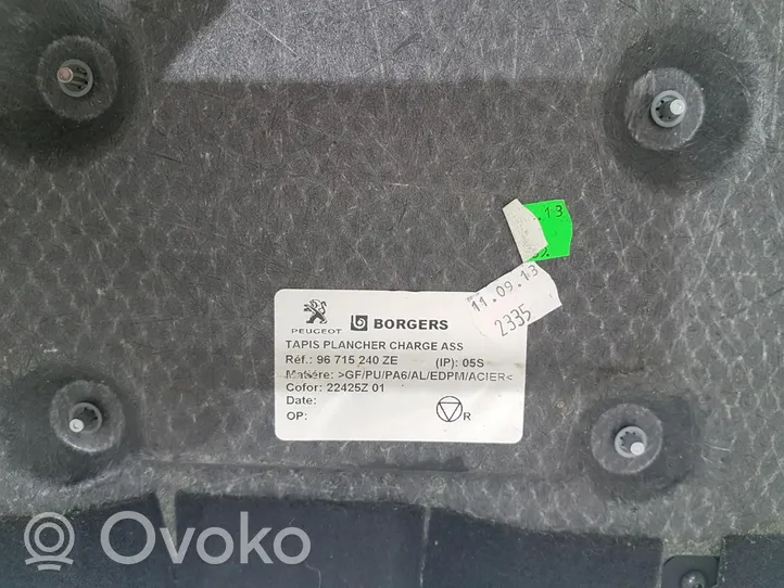 Peugeot 3008 I Wykładzina podłogowa bagażnika 96715240ZE