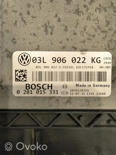 Volkswagen Golf V Motorsteuergerät/-modul 03L906022G