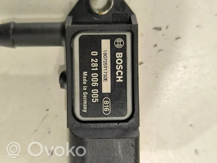 Audi A6 S6 C6 4F Sensor de presión del escape 0281006005