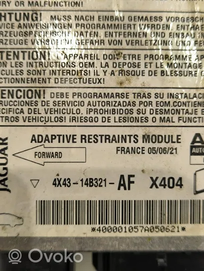 Jaguar X-Type Module de contrôle airbag 4X4314B321AF