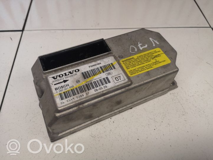 Volvo V70 Gaisa spilvenu vadības bloks 0285001655