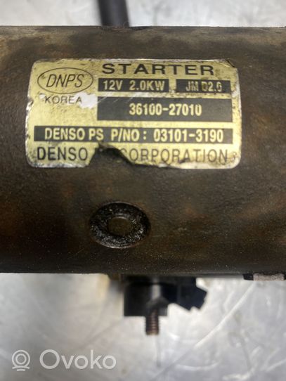 KIA Carens II Starter motor 3610027010