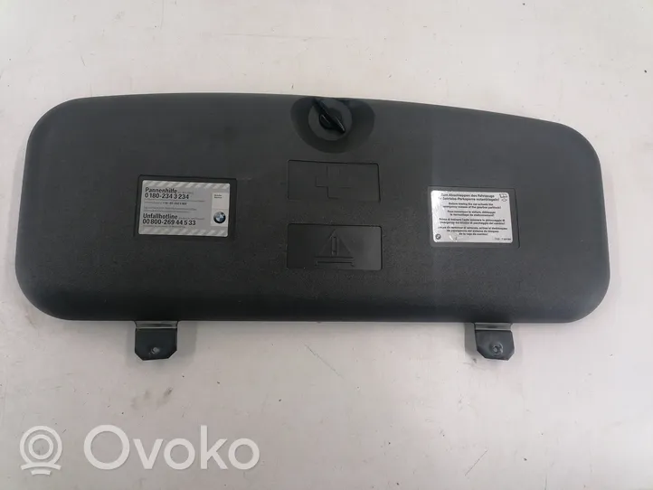 BMW 7 E65 E66 Staffa supporto del triangolo d’emergenza 71227506960