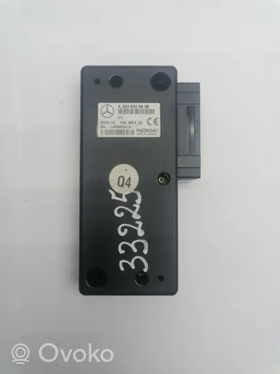 Mercedes-Benz Vaneo W414 Sterownik / Moduł sterujący telefonem A2038209926