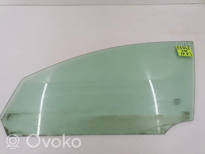 Volvo V50 Front door window glass four-door E243R001106