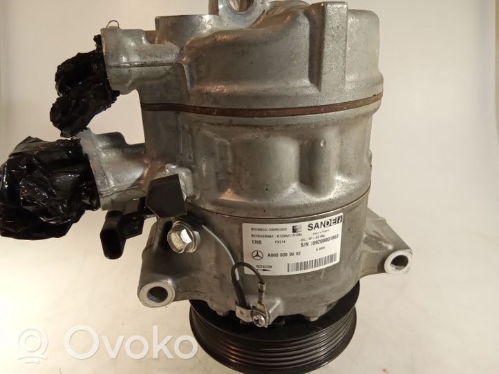 Mercedes-Benz GLE (W166 - C292) Compressore aria condizionata (A/C) (pompa) A0008303902