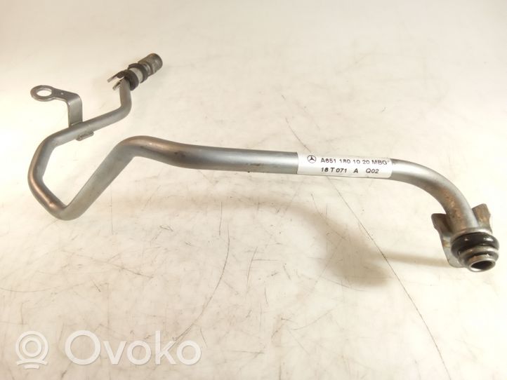 Mercedes-Benz GLE (W166 - C292) Tubo flessibile mandata olio del turbocompressore turbo A6511801020