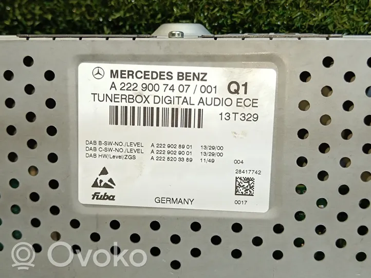 Mercedes-Benz S W222 Muut ohjainlaitteet/moduulit A2229007407