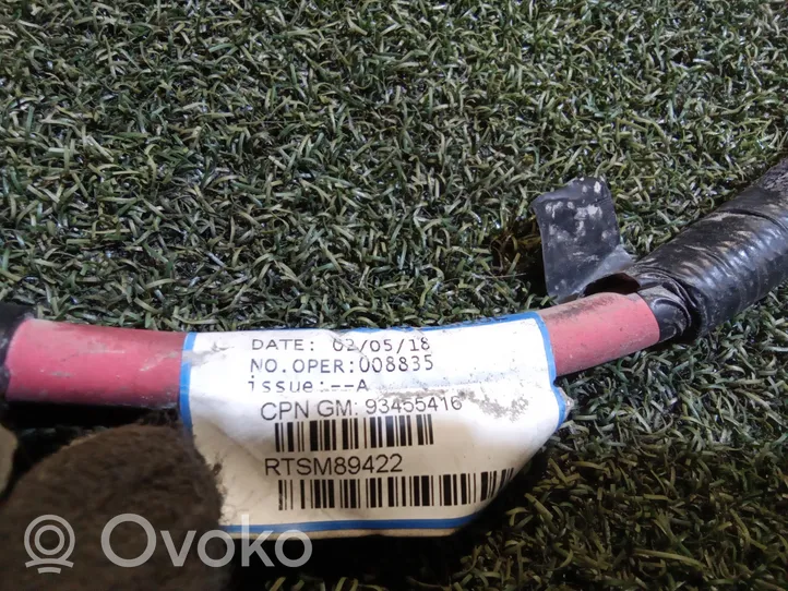 Opel Vivaro Positive cable (battery) 240809677R