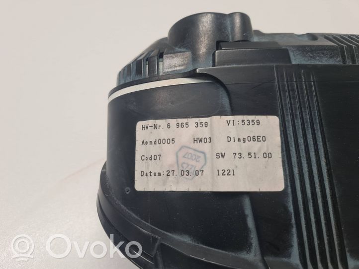 BMW 5 E60 E61 Tachimetro (quadro strumenti) 213839007266