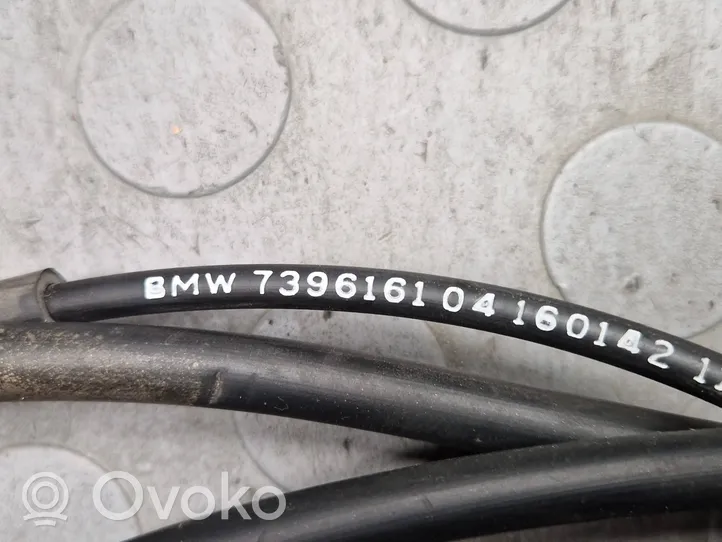 BMW 1 F20 F21 Cavo di rilascio vano motore/cofano 7396161