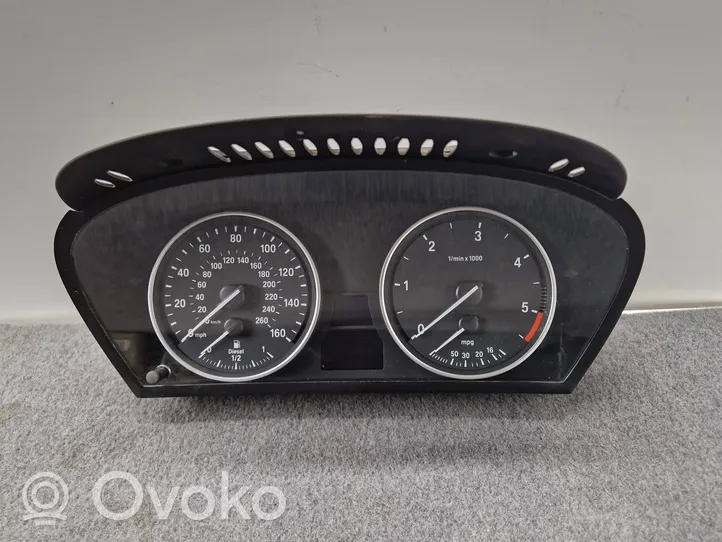 BMW X5 E70 Compteur de vitesse tableau de bord 9153844