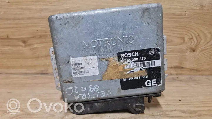 Opel Vectra A Sterownik / Moduł ECU 0261200376