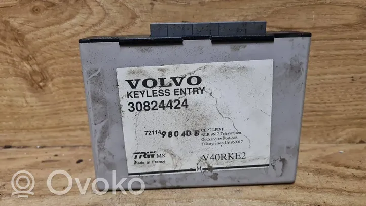 Volvo S40, V40 Module de contrôle sans clé Go 30824424