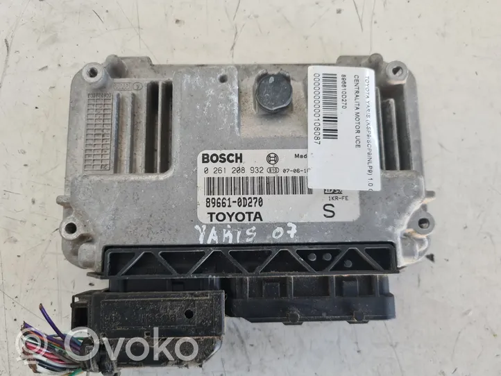 Toyota Yaris Variklio valdymo blokas 896610D270