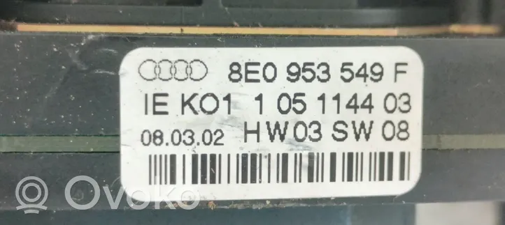 Audi A4 S4 B7 8E 8H Multifunkcinis valdymo jungtukas/ rankenėlė 8E0953549F