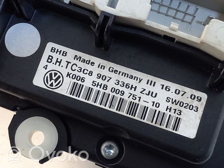 Volkswagen Golf VI Climate control unit 3C8907336H