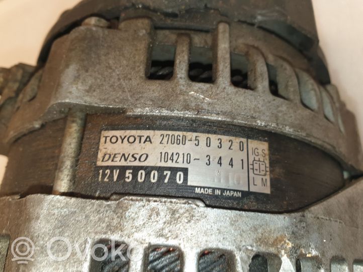 Toyota 4 Runner N210 Generatorius 2706050320