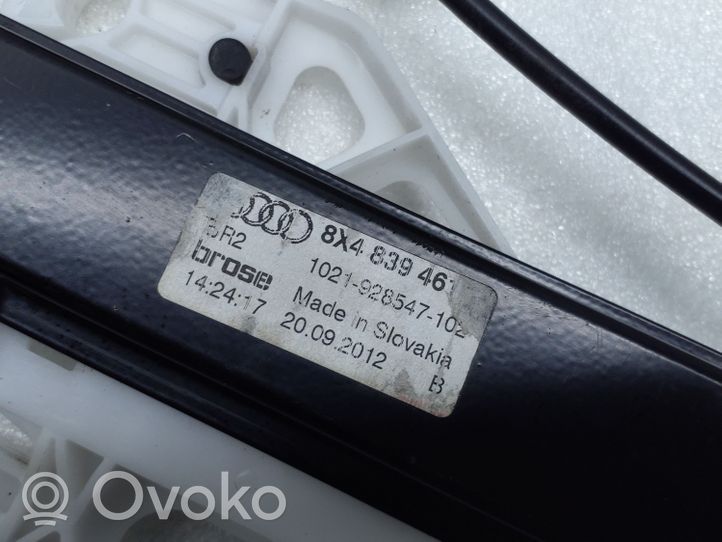 Audi A1 Mechanizm podnoszenia szyby tylnej bez silnika 8X4839461