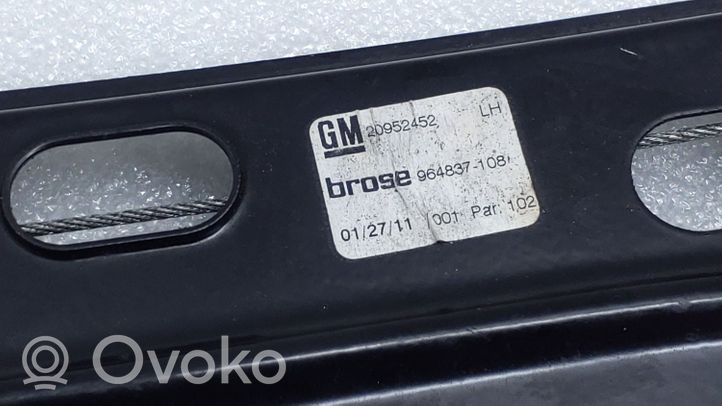 Opel Insignia A Elektryczny podnośnik szyby drzwi przednich 20952452