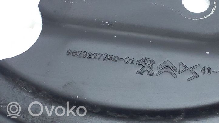 Peugeot 5008 II Osłona tylnej tarczy hamulcowej 9829267980