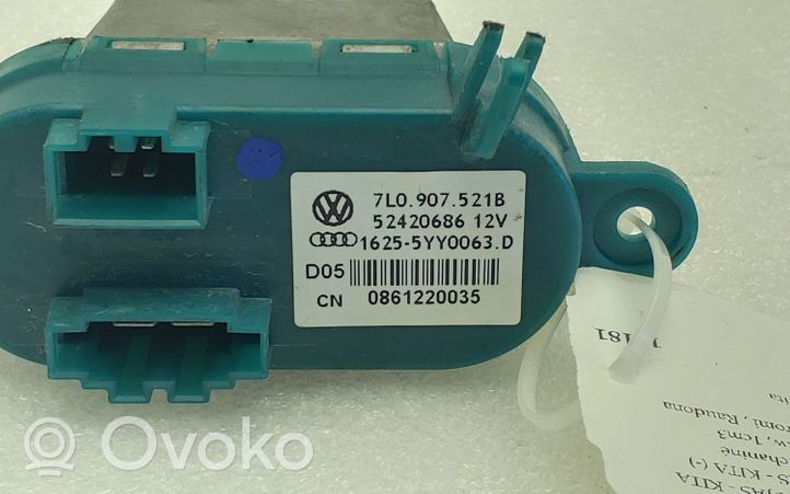 Volkswagen Touareg I Rezystor / Opornik dmuchawy nawiewu 7L0907521B