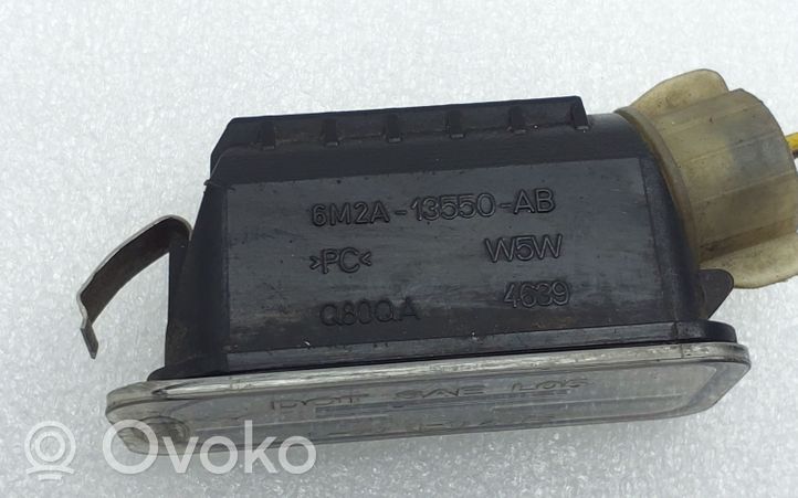 Ford Galaxy Lampa oświetlenia tylnej tablicy rejestracyjnej 6M2A13550AB