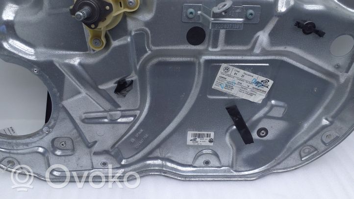 Volkswagen Polo IV 9N3 Mechaninis priekinio lango pakėlimo mechanizmas 6Q4837756