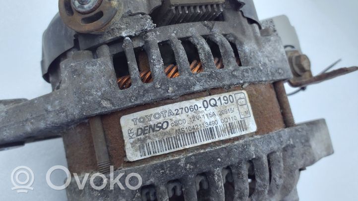 Toyota Aygo AB40 Alternator 270600Q190