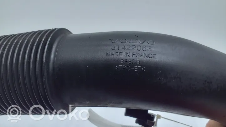 Volvo XC60 Rura / Wąż dolotowy powietrza turbiny 31422063