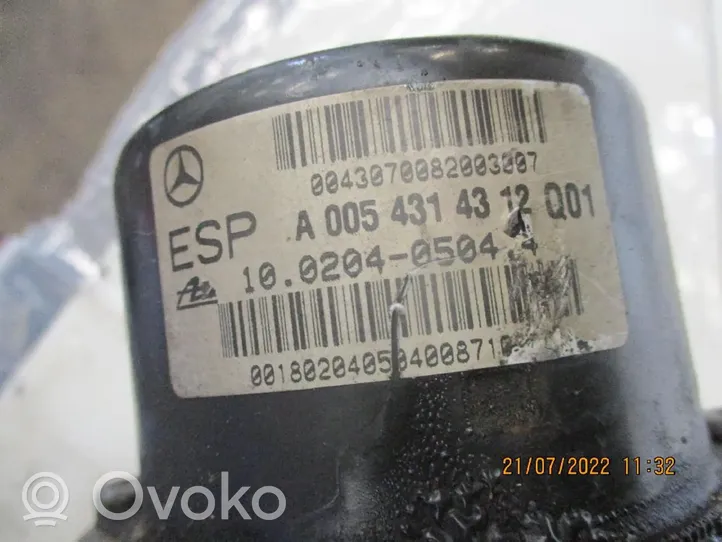 Mercedes-Benz C W203 Pompe ABS A0054314312Q01