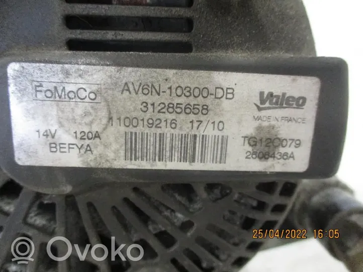 Ford Fiesta Alternator 31285658