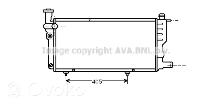 Peugeot 205 Radiateur de refroidissement 1300K6