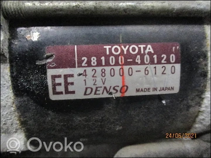 Toyota iQ Motorino d’avviamento 2810040121