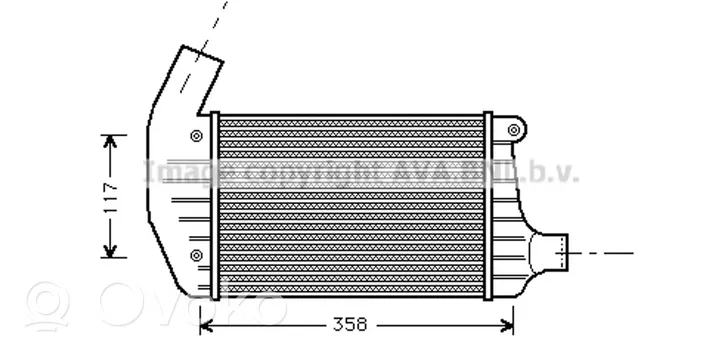 Fiat Coupe Chłodnica powietrza doładowującego / Intercooler 60566446