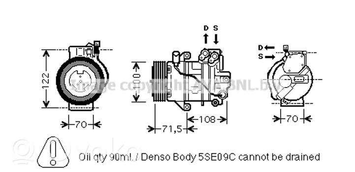 Smart ForFour I Compresseur de climatisation 4542300111