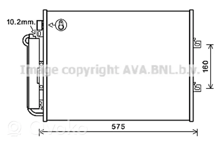 Renault Twingo II A/C cooling radiator (condenser) 921006980R