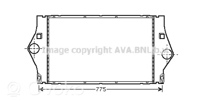 Renault Vel Satis Radiatore intercooler 8200033732